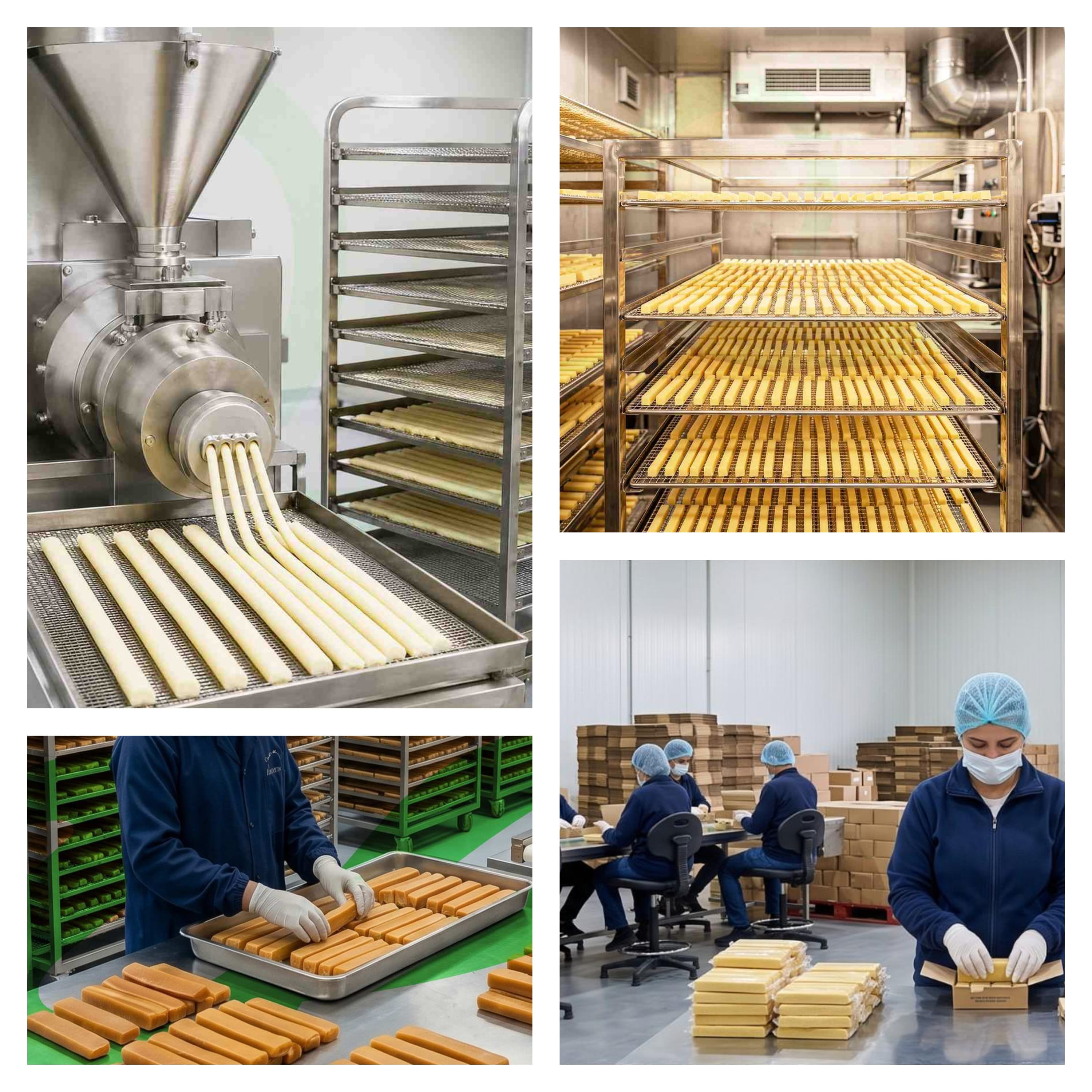 German dairy farm manufacuturing process